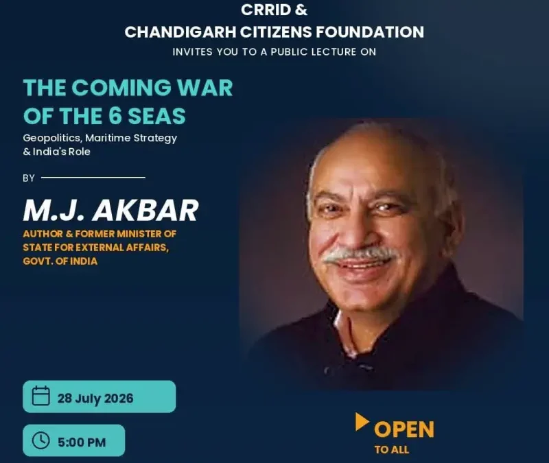 Public Lecture – The Coming War of 6 Seas