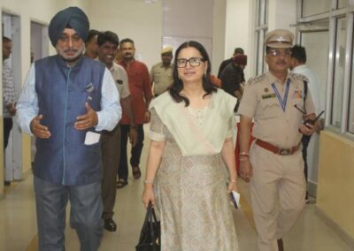 Gen KJ and Prof. Renu Vig at Panjab University